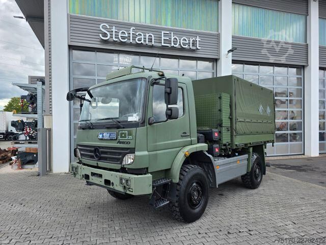 Sliding tarpaulin Mercedes-Benz Atego 1018 A 4x4 Pritsche Plane mehrfach vorh.