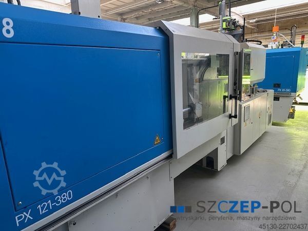Injection molding machine KraussMaffei KM 121-380 PX