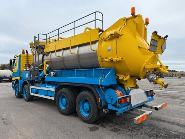 Vacuum tank truck MERCEDES-BENZ Actros 4140 8x4 KOKS MEGAVAC 8000 ADR Dry Vac