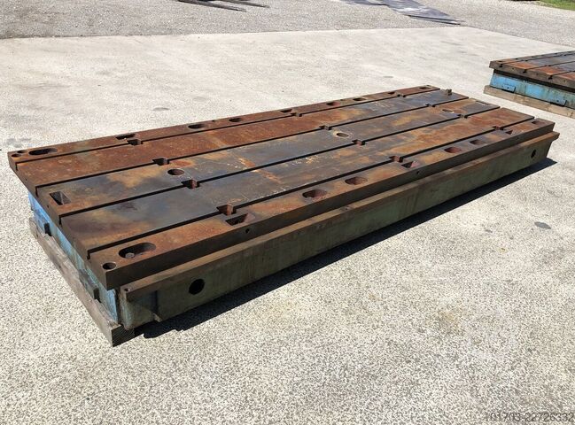 T-Nuten Bodenplatte Taque fonte rainurée - Floor Plate 3600 x 1200 x 300 mm