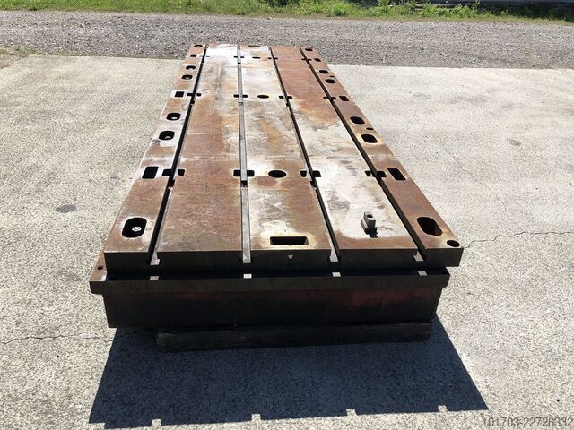 T-Nuten Bodenplatte Taque fonte rainurée - Floor Plate 3600 x 1200 x 300 mm