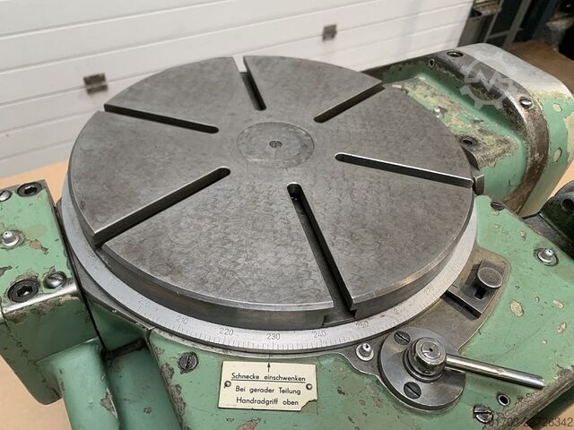 Tilting dividing table Ø 300 mm Plateau diviseur inclinable Ø 300 mm