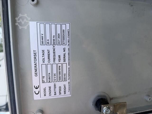 Auflieger-Wechselfahrgestell web trailer LPRS 24  3 Achs Container- Chassis incl. Generator TranscoolWenig Benutzt