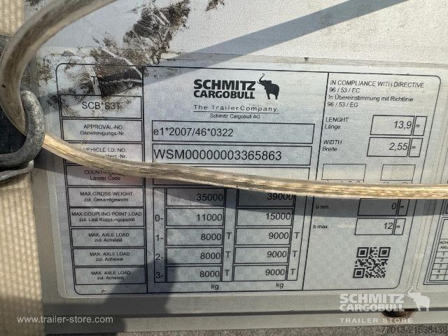 Auflieger mit Pritsche & Plane Schmitz Cargobull Curtainsider Standard