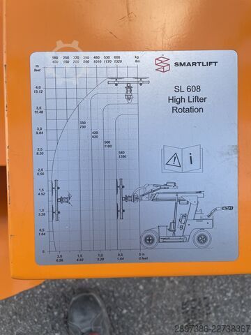 Mobile crane Smartlift glasslifter vacuum lifter SL 608 HL RT