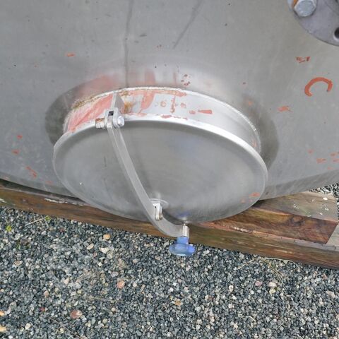 16000 Liter Rührwerksbehälter aus V2A mit Balkenrührwerk 6918