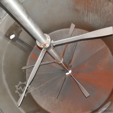 16000 Liter Rührwerksbehälter aus V2A mit Balkenrührwerk  6918