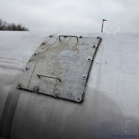 7500 Liter Rührwerksbehälter aus V2A mit Becherrührwerk  6855