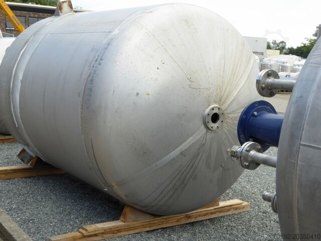 8000 Liter Rührwerksbehälter aus V2A mit 22 kW Ekato Balkenrührwerk  6182