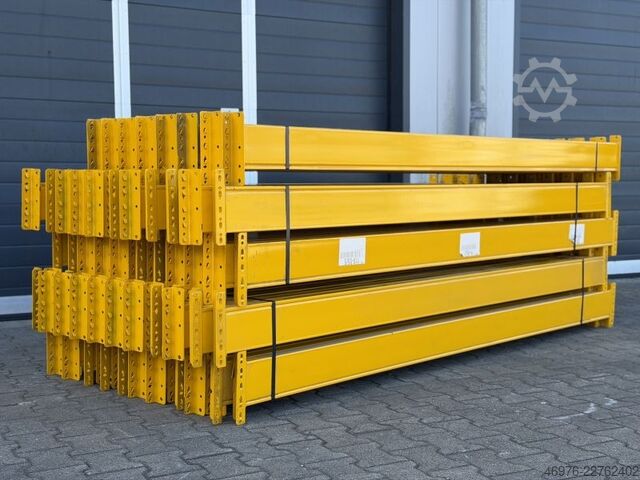 2,700 mm / Cross-section: 150 x 50 mm / yellow / 5 HP BITO PRO Palettenregaltraverse Traverse Regal