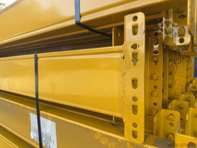 2,700 mm / Cross-section: 150 x 50 mm / yellow / 5 HP BITO PRO Palettenregaltraverse Traverse Regal