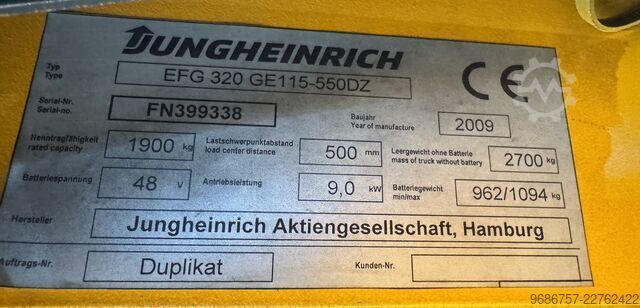 Forklift Jungheinrich EFG320
