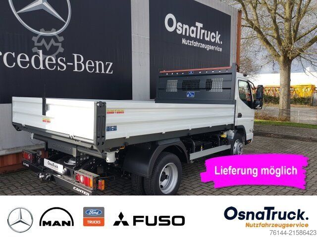 Transporter mit Kipper FUSO 7C18 Dreiseitenkipper Klima,AHK3,5t,Nutzl.3800KG