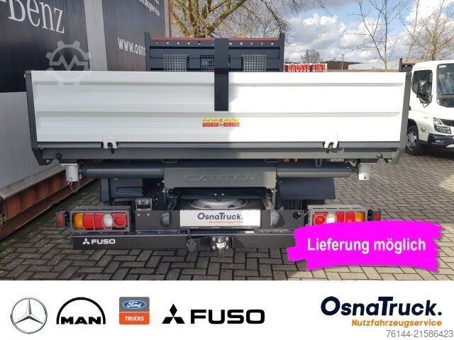 Transporter mit Kipper FUSO 7C18 Dreiseitenkipper Klima,AHK3,5t,Nutzl.3800KG