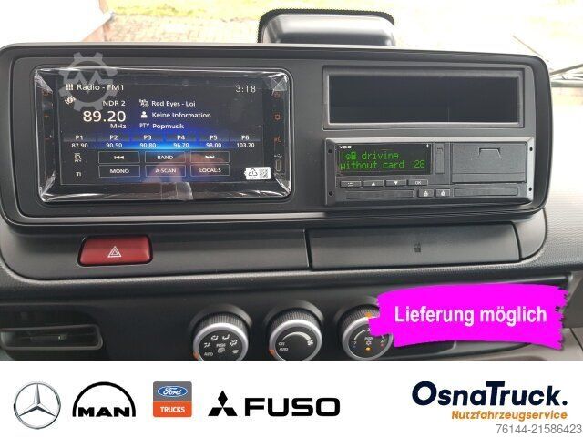 Transporter mit Kipper FUSO 7C18 Dreiseitenkipper Klima,AHK3,5t,Nutzl.3800KG