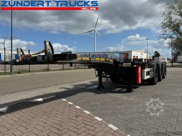 Container transportation Kässbohrer 3 AS CONTAINERCHASSIS, MULTI FUNCTIONAL ALL CON...