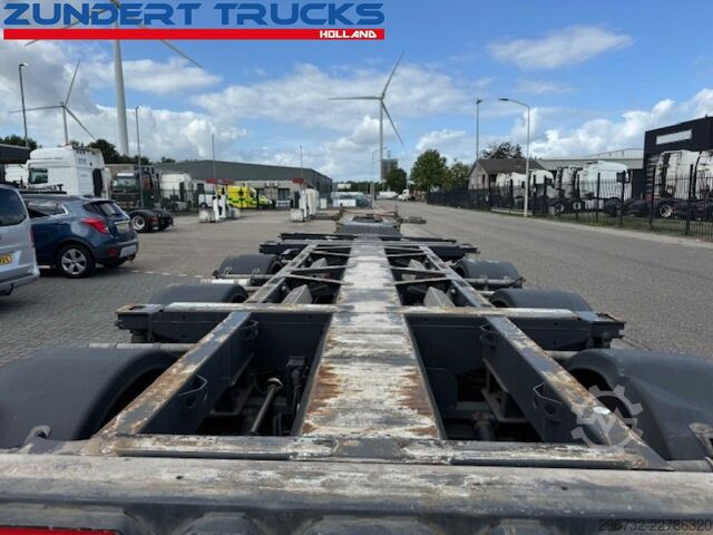 Container transportation Kässbohrer 3 AS CONTAINERCHASSIS, MULTI FUNCTIONAL ALL CON...