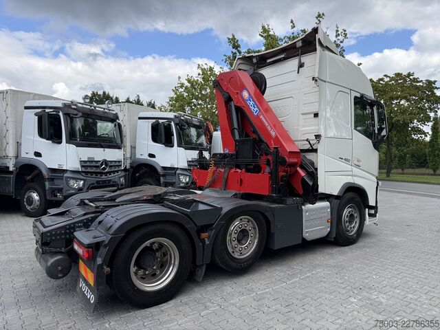 Standard tractor unit Volvo FH460 6X2 Kran HMF 2620 bis 18.50 Meter