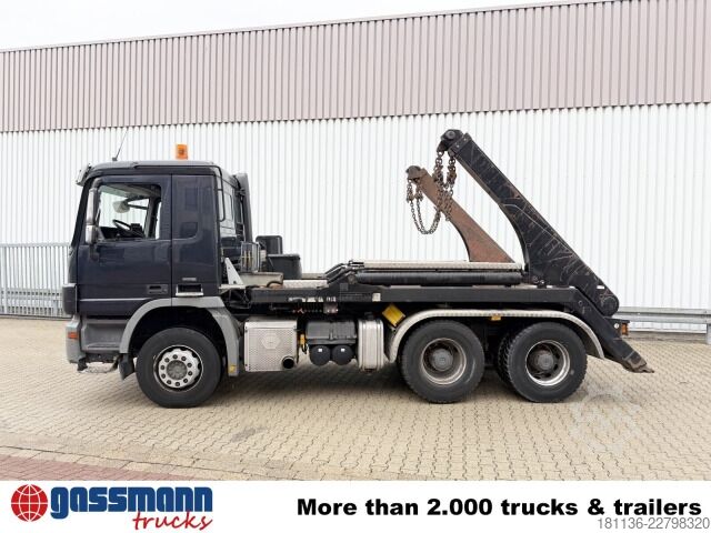 Tipper truck Mercedes-Benz Actros 2641 K 6x4, Tele-Absetzanlage, Funk