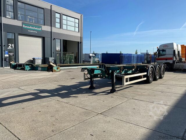 Containertransport Schmitz Cargobull SCF 24 / SAF + Disc / 1x Extendable / 1x Lift A...