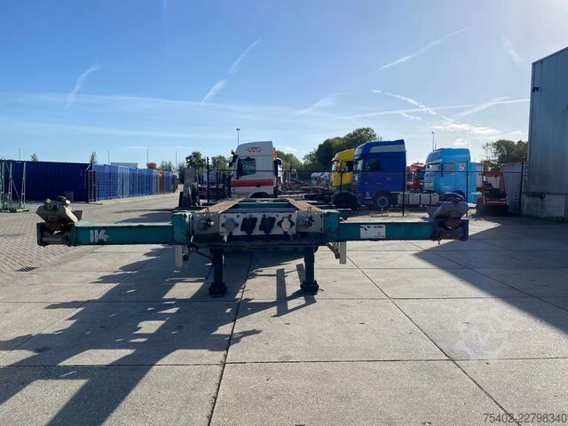 Containertransport Schmitz Cargobull SCF 24 / SAF + Disc / 1x Extendable / 1x Lift A...