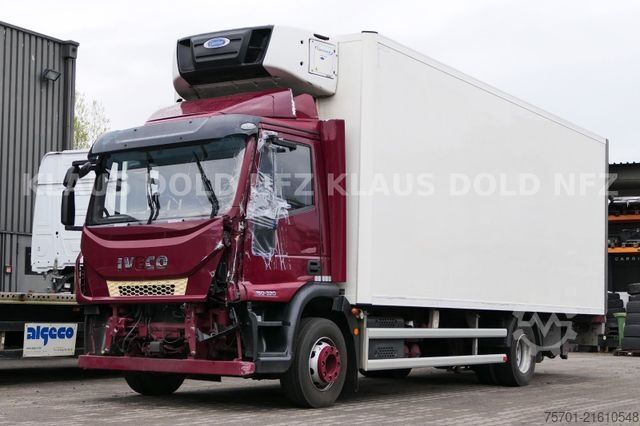 LKW mit Pritsche (offen) IVECO 150E32 Eurocargo Kühlkoffer LBW Frontschaden
