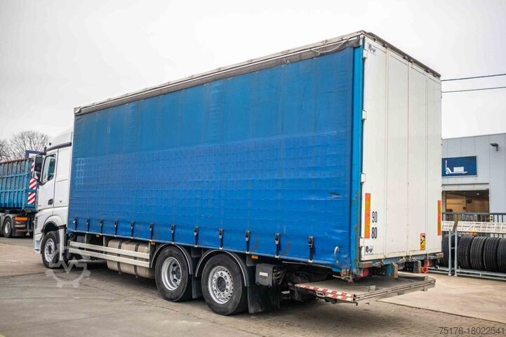 Tarpaulin MERCEDES ACTROS 2548-6X2+E6+VOITH-(+remorque: +5.000 € )