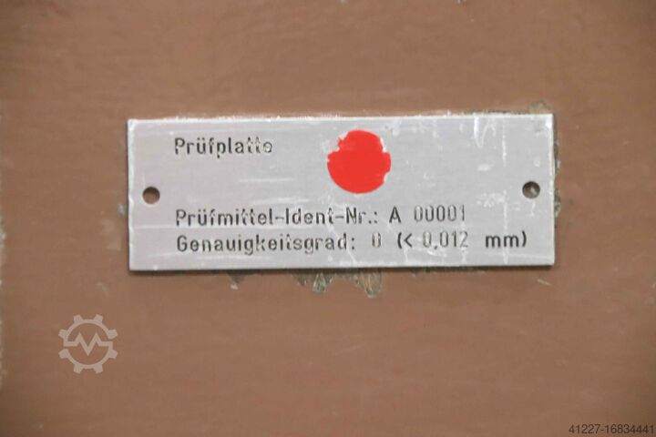 Aufspannplatte mit T Nut Planolith 2000 x 1500 mm