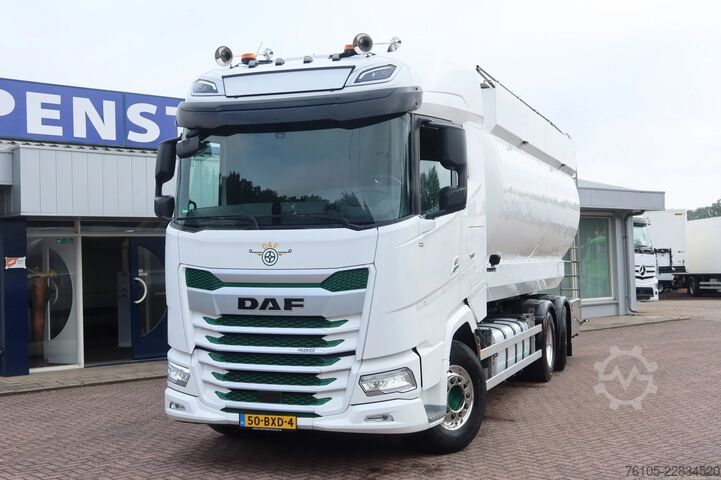 Silo DAF XG 480 FAN 6x2 Food silo 30 M3, Bed 2x  Euro 6E