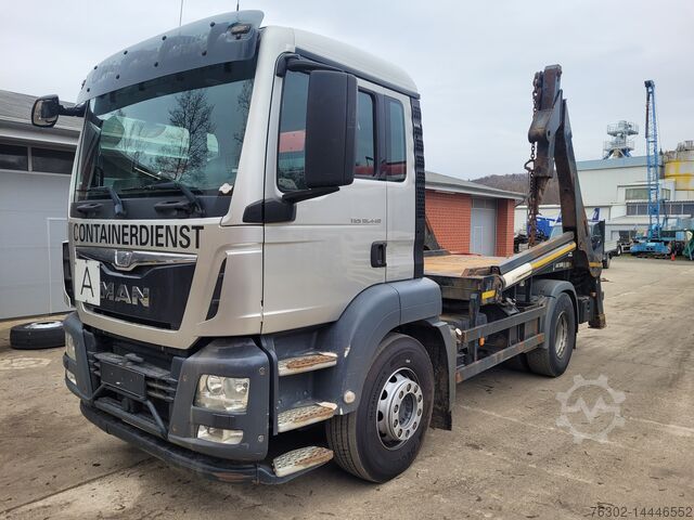 Absetzkipper LKW MAN TGS 18.440 Palfinger PAK 13 M Kupplun