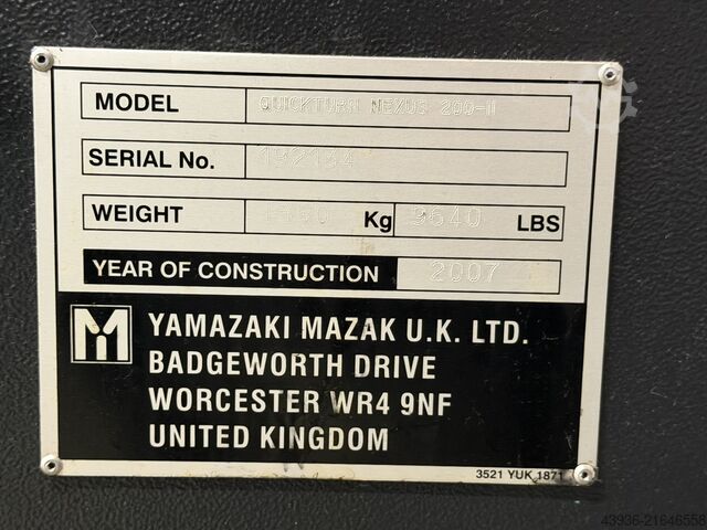 CNC-Drehmaschine MAZAK - QTN 200-II Mazak QTN 200-II