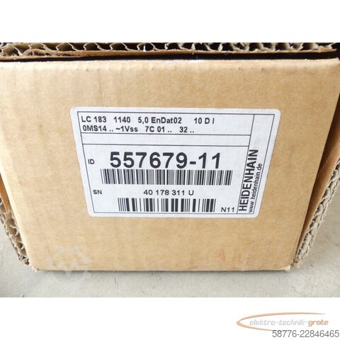 Komponente Heidenhain LC 183 10nm ML 1140mm ID 557679-11 SN40178311U + Lesekopf  - ungebr.