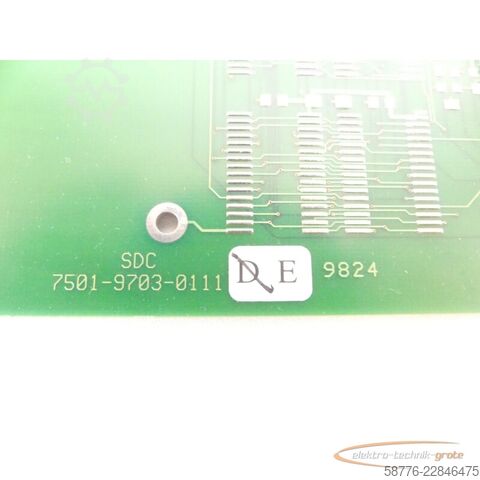 Komponente Heidenhain SDC 7501-9703-0112 Achsantrieb Platine Version D SN 98-27-009-044