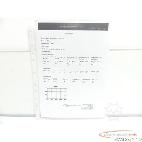 Component Heidenhain UM 111 ID 325 000-01 SN 7896171 generalüberh. mit 3 Mon. Gewährl.
