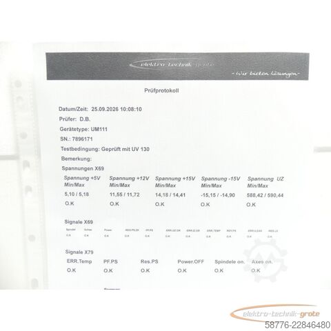 Component Heidenhain UM 111 ID 325 000-01 SN 7896171 generalüberh. mit 3 Mon. Gewährl.