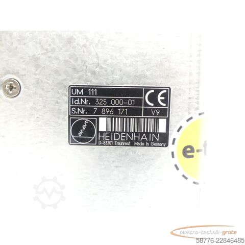 Component Heidenhain UM 111 ID 325 000-01 SN 7896171 im Austausch (Exchange)
