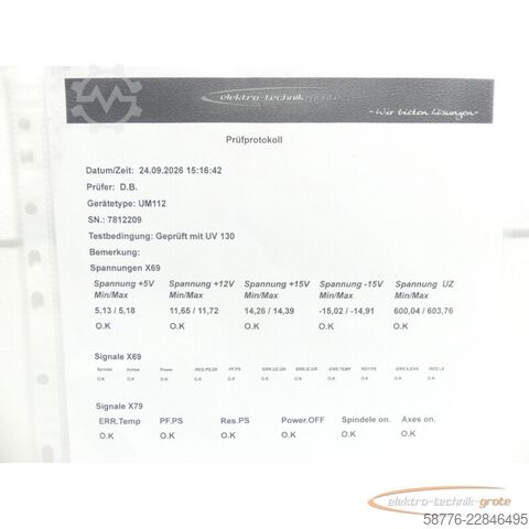 Komponente Heidenhain UM 112 ID: 325 001-01 SN7812209 - generalüberh. + 3 Mon. Gewährl.