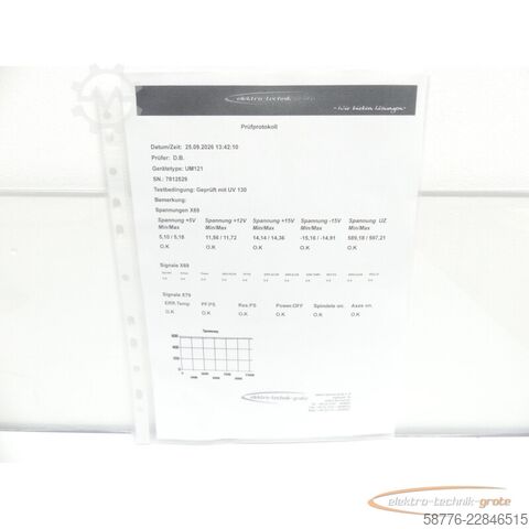 Component Heidenhain UM 121 ID: 325 003-01 SN:7812529 im Austausch (Exchange)