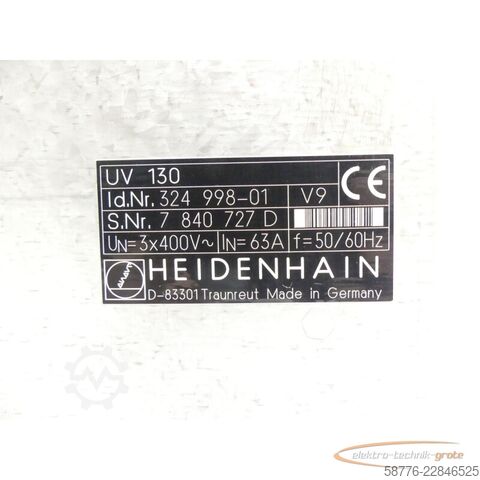 Komponente Heidenhain UV 130 ID 324 998-01 SN:7840727D im Austausch (Exchange)