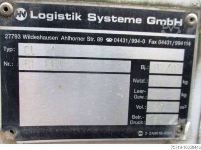 Müllwagen Mercedes-Benz 2633 Econic Hüffermann CL 21 120/240/1.1