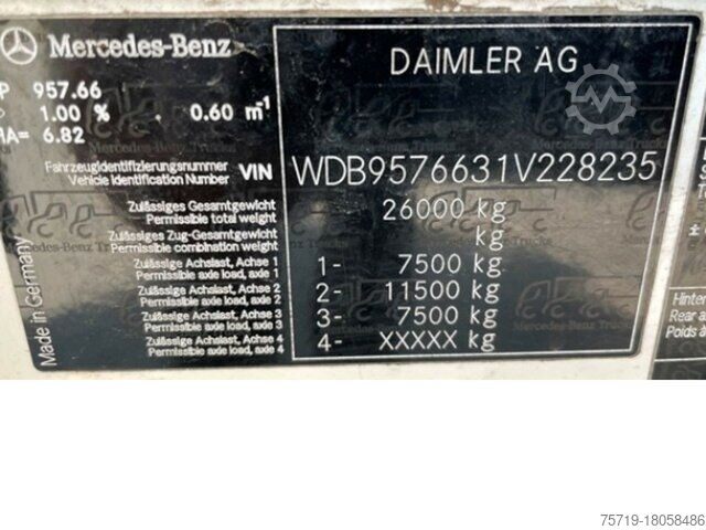 LKW-Fahrgestell Mercedes-Benz 2633 6x2 EEV Econic PTO