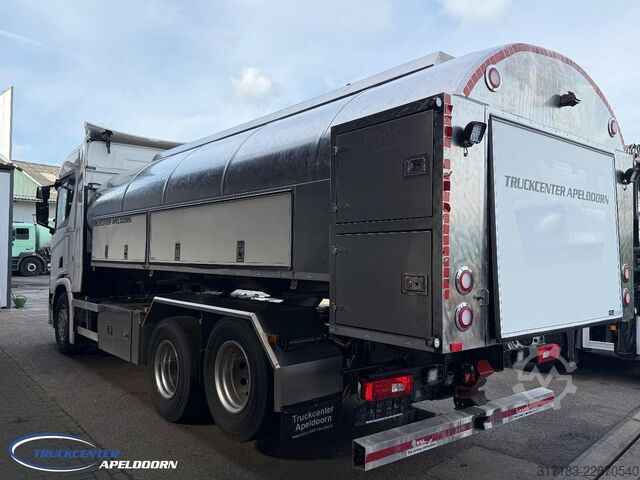 Tanker Scania R580 V8 NGS Retarder, 15000 Liter - RVS tank