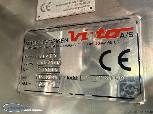 Tanker Scania R580 V8 NGS Retarder, 15000 Liter - RVS tank