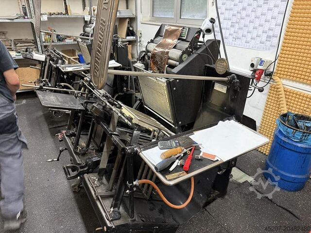 1964 Heidelberg A3 Tiegel mit Heißfolienprägeeinrichtung Heidelberg A3 Tiegel mit Heißfolienprägeeinrichtung