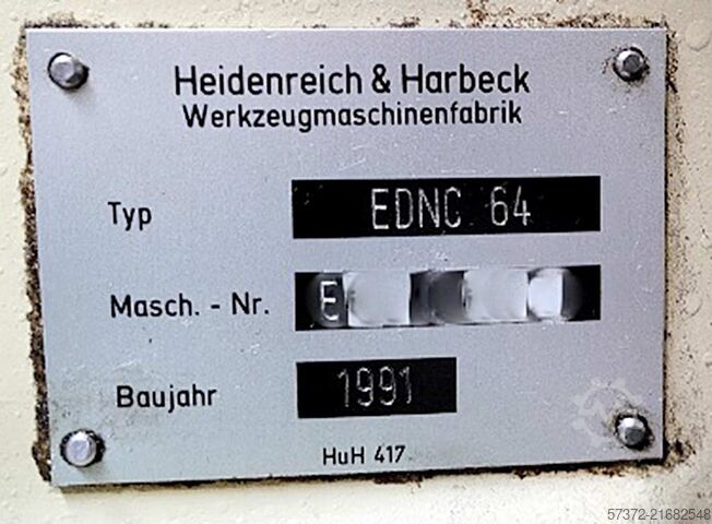 Senkerodiermaschine Heidenreich EDNC 64