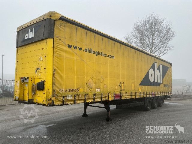 Auflieger mit Pritsche & Plane Schmitz Cargobull Curtainsider Mega