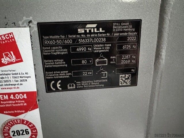 Elektrisch – 4 Räder Still RX60-50/600