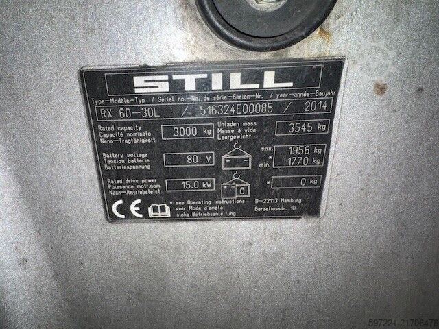 Elektrisch – 4 Räder Still RX60-30L