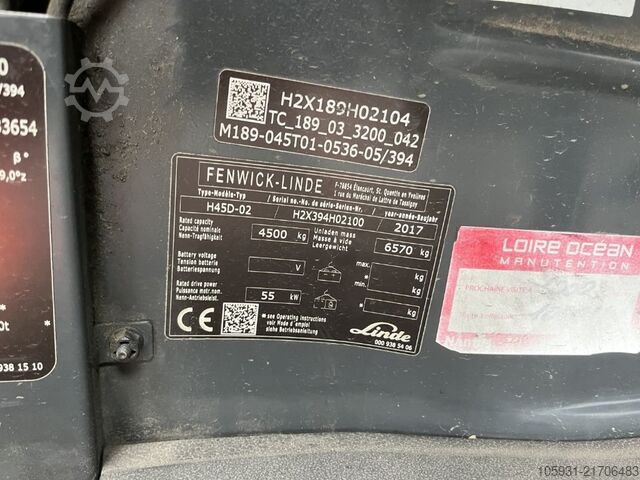 Diesel Forklift Linde H45D-02