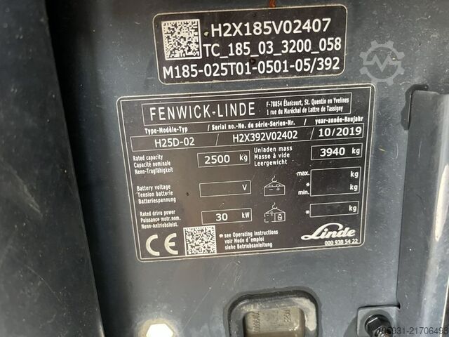 Diesel Forklift Linde H25D-02